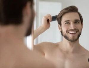 Peruca masculina cabelo humano 3